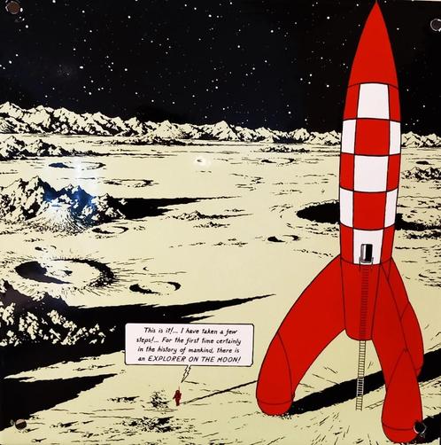 Kuifje / Tintin - Emaille plaat, Verzamelen, Stripfiguren, Nieuw, Kuifje, Verzenden