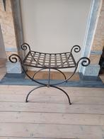 Decoratief bankje in gietijzer, Ophalen, Zo goed als nieuw