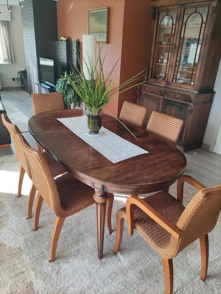 salle à manger et chaises Vincent Sheppard, Maison & Meubles, Salles à manger complètes, Comme neuf, 4 à 6 chaises, Enlèvement