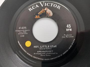ANN-MARGRET . HEY LITTLE STAR .OLDIES POP-CORN US 45T, CD & DVD, Enlèvement ou Envoi, Comme neuf, Pop