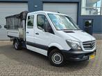 Mercedes-Benz Sprinter 510 Kipper DC 7 Pers. Trekhaak Airco, Auto's, Automaat, Achterwielaandrijving, Gebruikt, Zwart