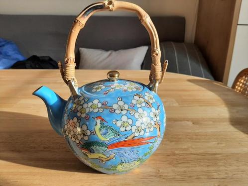 Vintage Japanse theepot, Verzamelen, Porselein, Kristal en Bestek, Zo goed als nieuw, Overige typen, Porselein, Verzenden