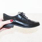 Mooie Leren Clarks Veterschoenen -s28 (Maat 38) € 55,-, Schoenen met lage hakken, Verzenden, Zwart, Zo goed als nieuw