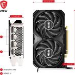 MSI Geforce RTX 4060 Ti VENTUS 2X BLACK 8G OC, Ophalen, Zo goed als nieuw, Nvidia, PCI-Express 4