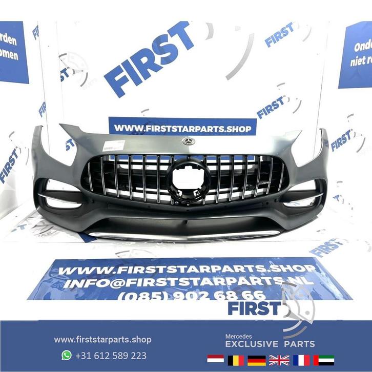 W190 GT AMG FACELIFT VOORBUMPER COMPLEET A1908858500 GTC GTS, Auto-onderdelen, Carrosserie, Bumper, Mercedes-Benz, Voor, Gebruikt