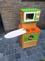 Zeer mooie houten speelkeukentje voor kids!!!, Enfants & Bébés, Jouets | Jouer aux cuisines, Comme neuf, Jouer à la cuisine, Bois