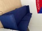 Canapé bleu IKEA, Banc droit, Enlèvement, Utilisé, Trois personnes