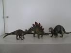 3 Schleich dinosaurussen , Baryonyx , Ceratosaurus, en Stego, Utilisé, Enlèvement ou Envoi, Découverte