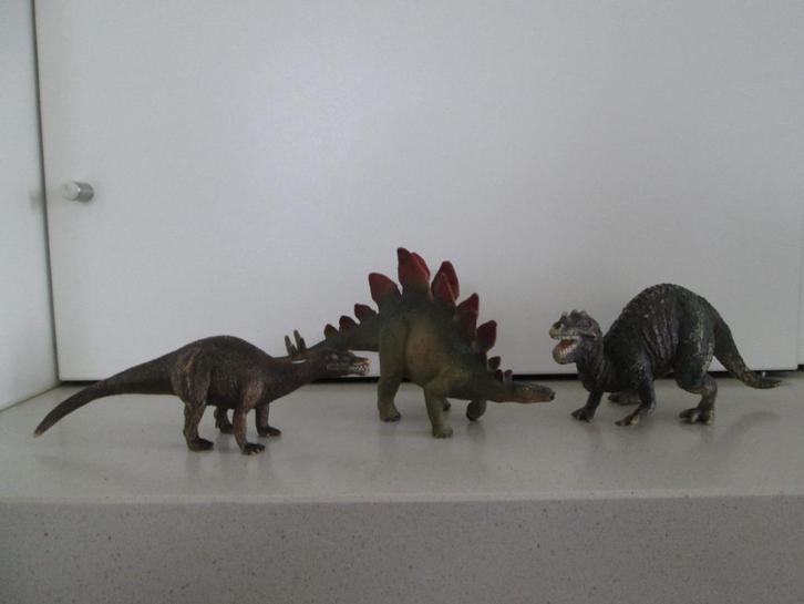 3 Schleich dinosaurussen , Baryonyx , Ceratosaurus, en Stego, Enfants & Bébés, Jouets | Éducatifs & Créatifs, Utilisé, Découverte