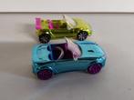 2 voertuigen : auto's Polly Pocket - Mattel, Ophalen of Verzenden, Zo goed als nieuw