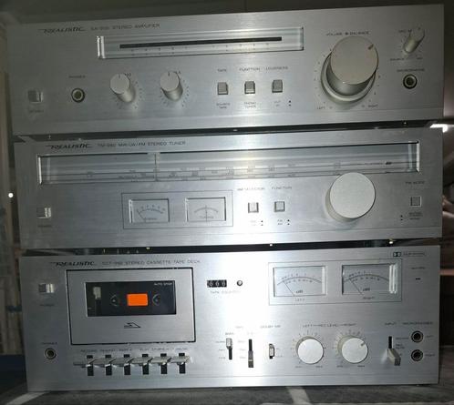 Chaine hifi realistic vintage, Audio, Tv en Foto, Stereoketens, Zo goed als nieuw, Ophalen of Verzenden