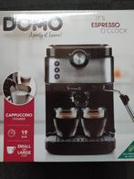 Domo espressomachine, Elektronische apparatuur, 2 tot 4 kopjes, Afneembaar waterreservoir, Zo goed als nieuw, Espresso apparaat