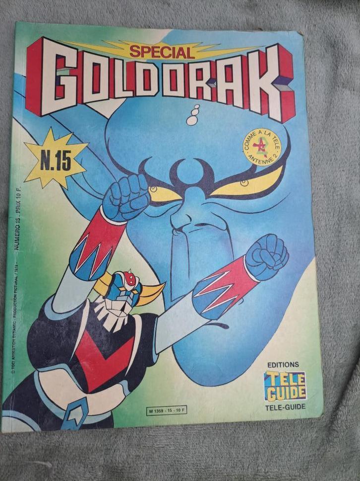 GOLDORAK VINTAGE SPECIAL NR. 15 TELEGIDS TOEI 1978 A2, Boeken, Stripverhalen, Gelezen, Eén stripboek, Ophalen of Verzenden