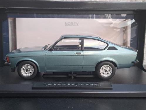 Opel Kadett Rallye Winterfest 1978 Turquoise 1:18ème, Hobby en Vrije tijd, Modelauto's | 1:18, Nieuw, Auto, Norev, Ophalen of Verzenden