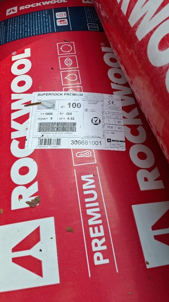 rockwool lot :, Ophalen, Dakisolatie, Nieuw, Steenwol