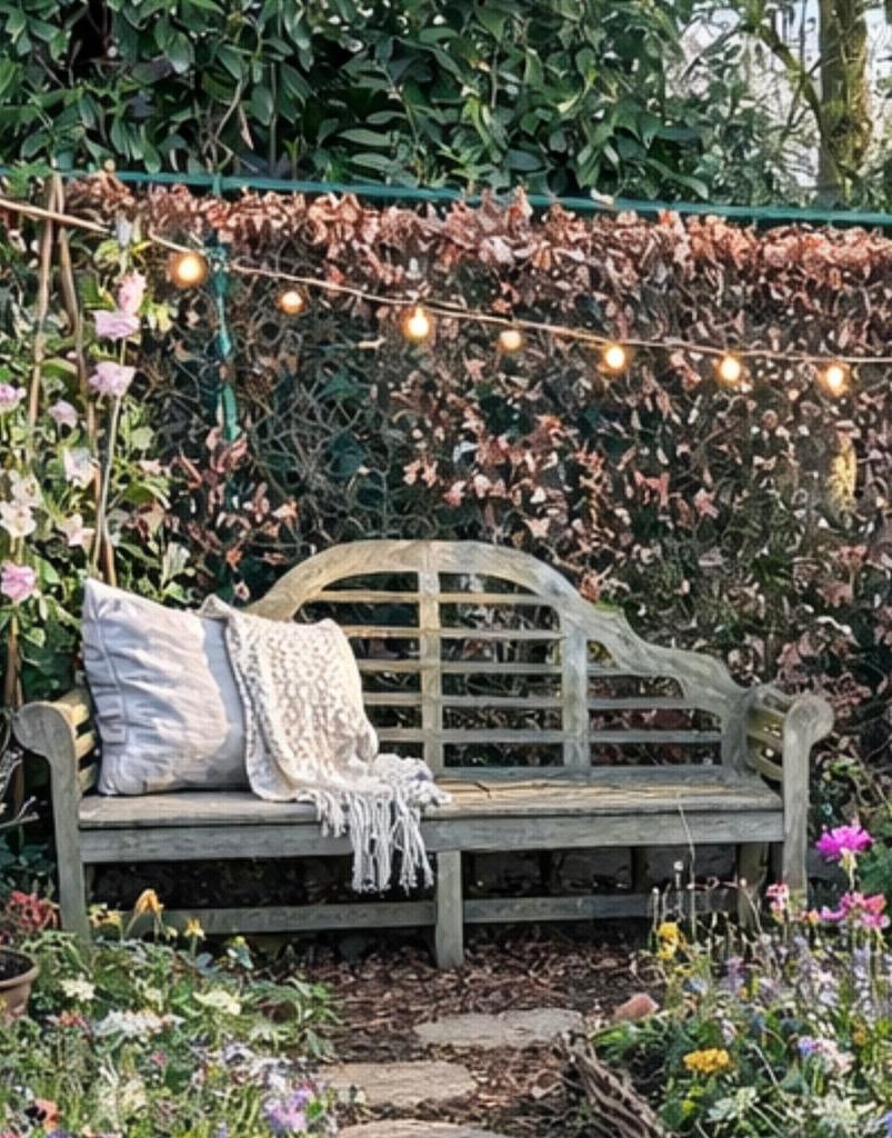 Houten tuinbank, Tuin en Terras, Tuinbanken, Ophalen, Gebruikt