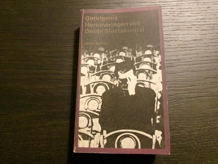 Getuigenis  -Herinneringen van Dmitri Sjostakovitsj-, Boeken, Biografieën, Ophalen of Verzenden