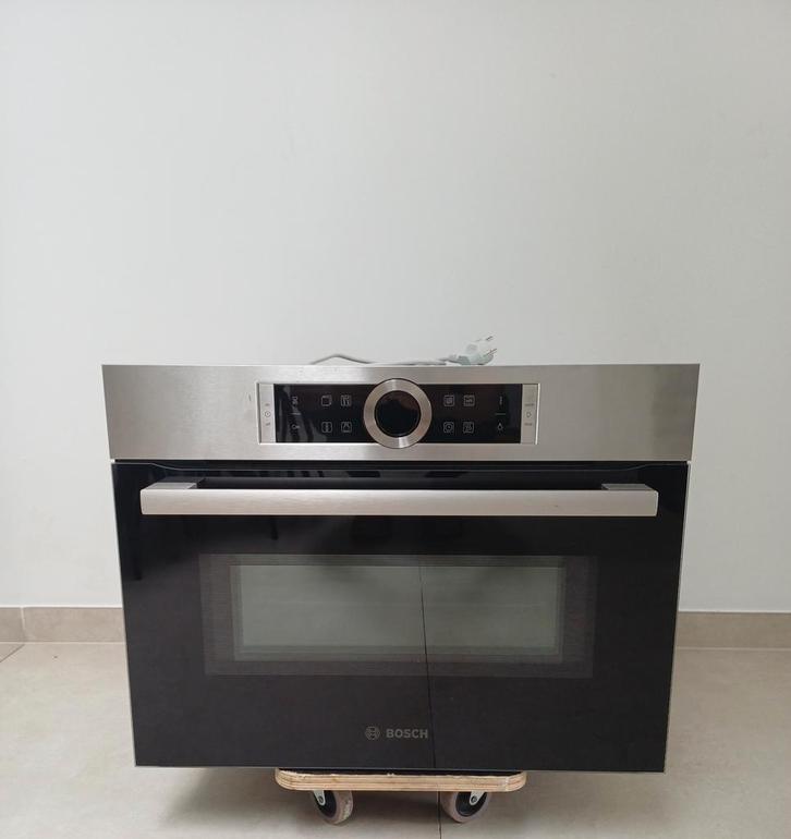 Bosch serie 8 combi-oven met microgolf, Elektronische apparatuur, Ovens, Zo goed als nieuw, Inbouw, Oven met grill, Hete lucht