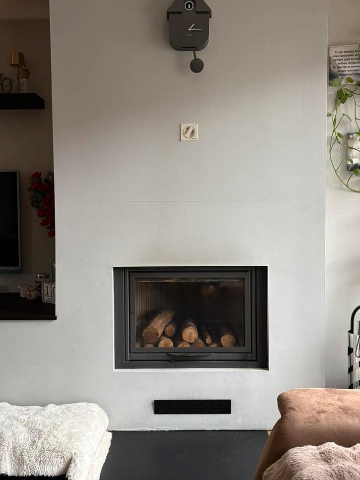 Houtkachel, Maison & Meubles, Cheminées, Comme neuf, Cheminée au bois, Enlèvement