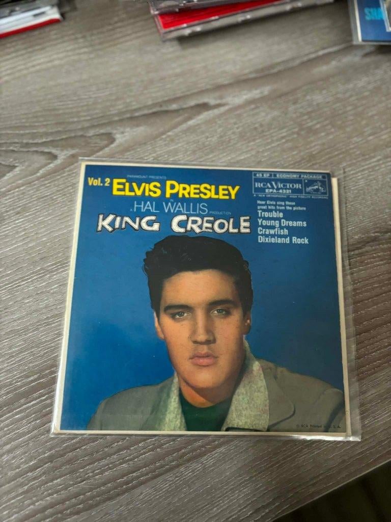 Elvis EP single,King Creole vol. 2.USA persing, black label., CD & DVD, Vinyles | Rock, 7 inch, Utilisé, Enlèvement ou Envoi, Avant 1960