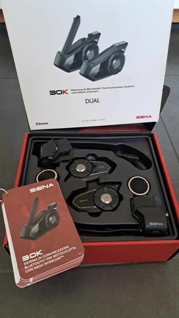Sena 30k Dual pack intercom, Motoren, Accessoires | Overige, Gebruikt, Ophalen