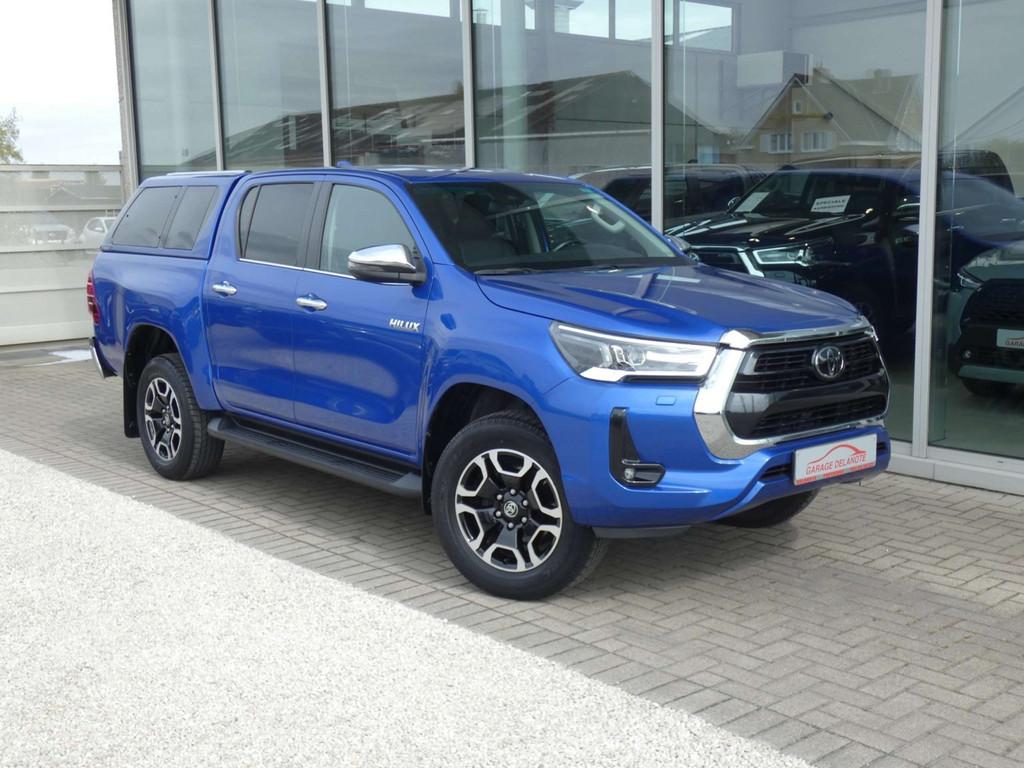 Toyota Hilux 2.8 Autom LOUNGE *38388+BTW* +LEDER +ZETELVERWA, Cuir, Achat, Entreprise, Noir