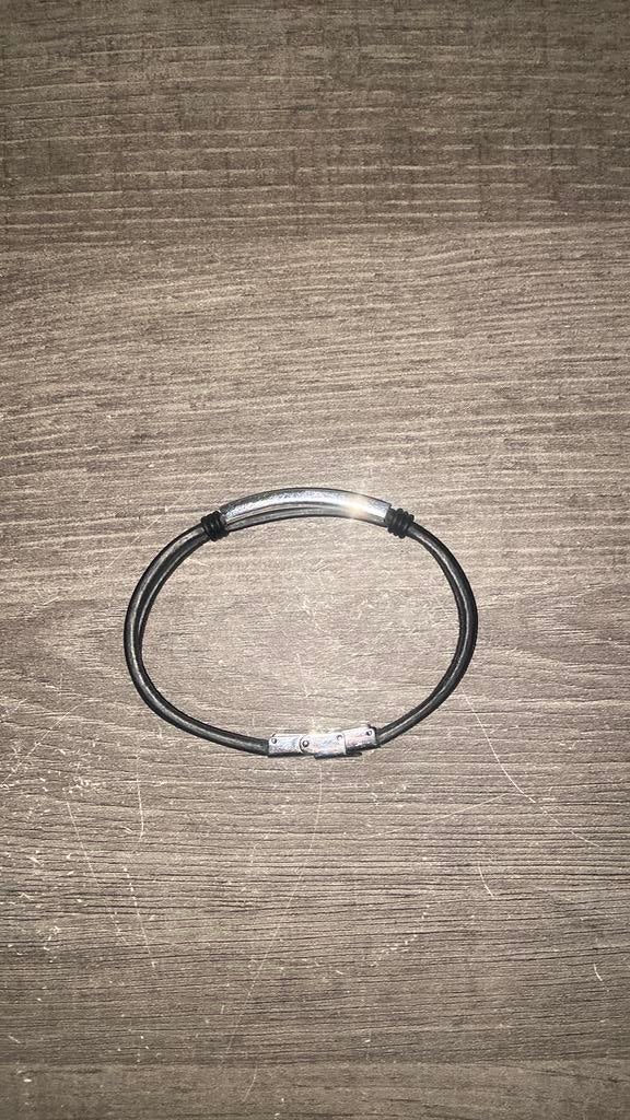 Apart Old Money Heren Armband – Stainless Steel, Bijoux, Sacs & Beauté, Bracelets, Enlèvement, Noir, Cuir