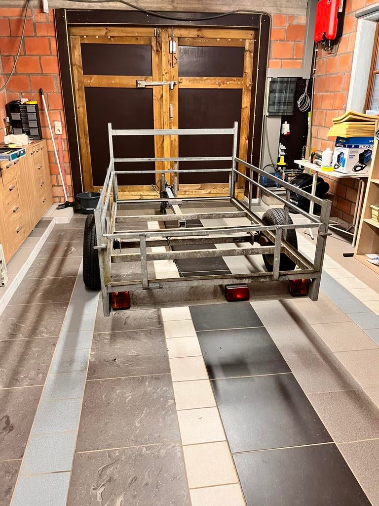 Crémaillère de frein galvanisée 750 kg, Enlèvement, Utilisé