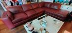 LEDEREN ZITHOEK SOFA ZETEL HOEKSALON, Huis en Inrichting, Ophalen, Gebruikt, Leer, Modern