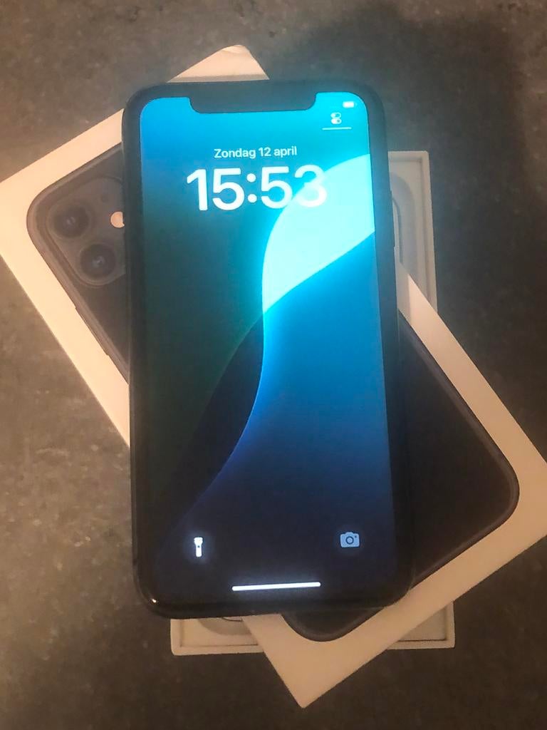 IPhone 11 Black 64GB, Telecommunicatie, Mobiele telefoons | Apple iPhone, Ophalen, Gebruikt, Zwart, IPhone XR