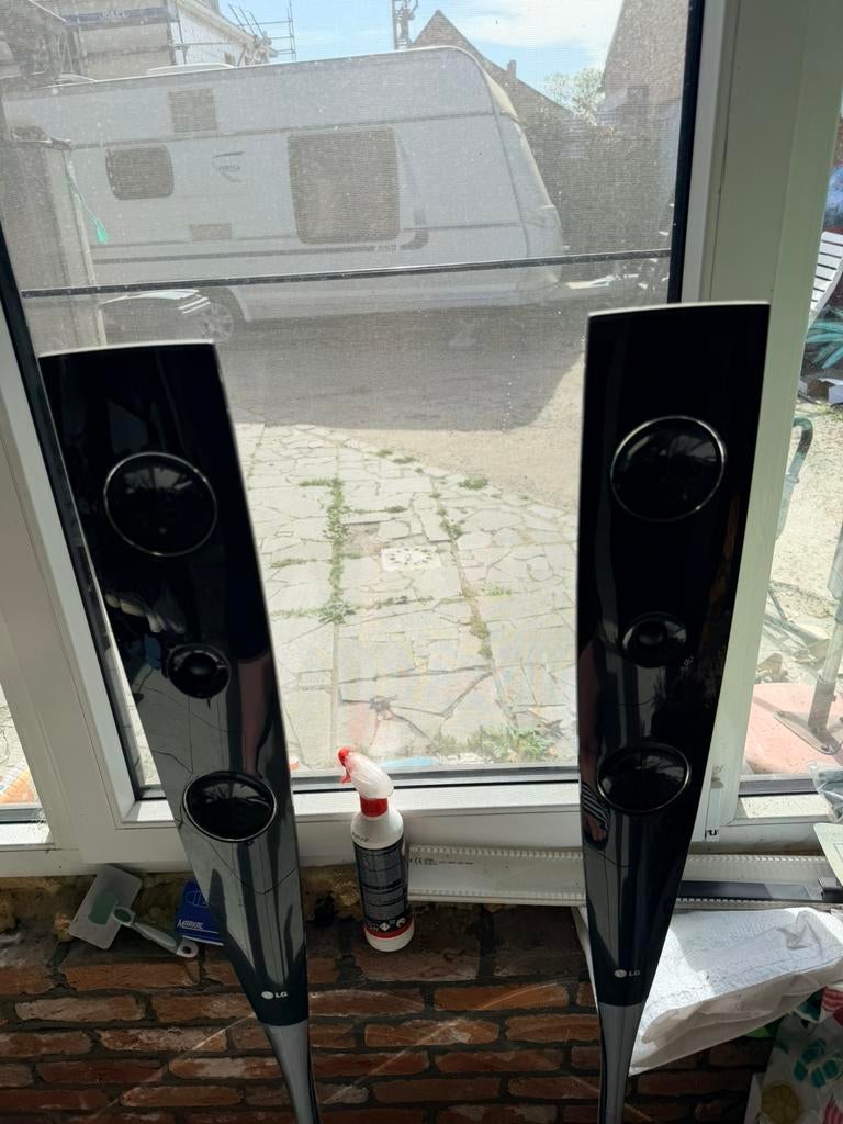 2x lg staande speakers gebruikte maar werkende staat, Ophalen, Gebruikt