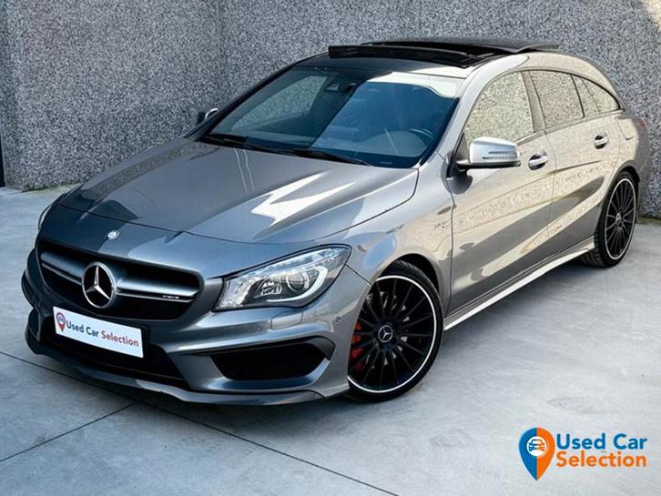 Mercedes-Benz CLA45 AMG 4MATIC SB/ Pano/ Carbon/ Garantie, Auto's, Mercedes-Benz, Bedrijf, Te koop, CLA, 4x4, ABS, Achteruitrijcamera