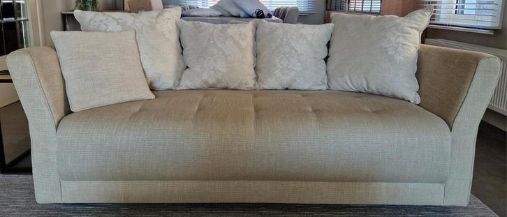 Grands sièges beiges robustes de 4,3 et 2 places. Toujours e, Maison & Meubles, Canapés | Salons, Utilisé, Banc droit, Autres dimensions