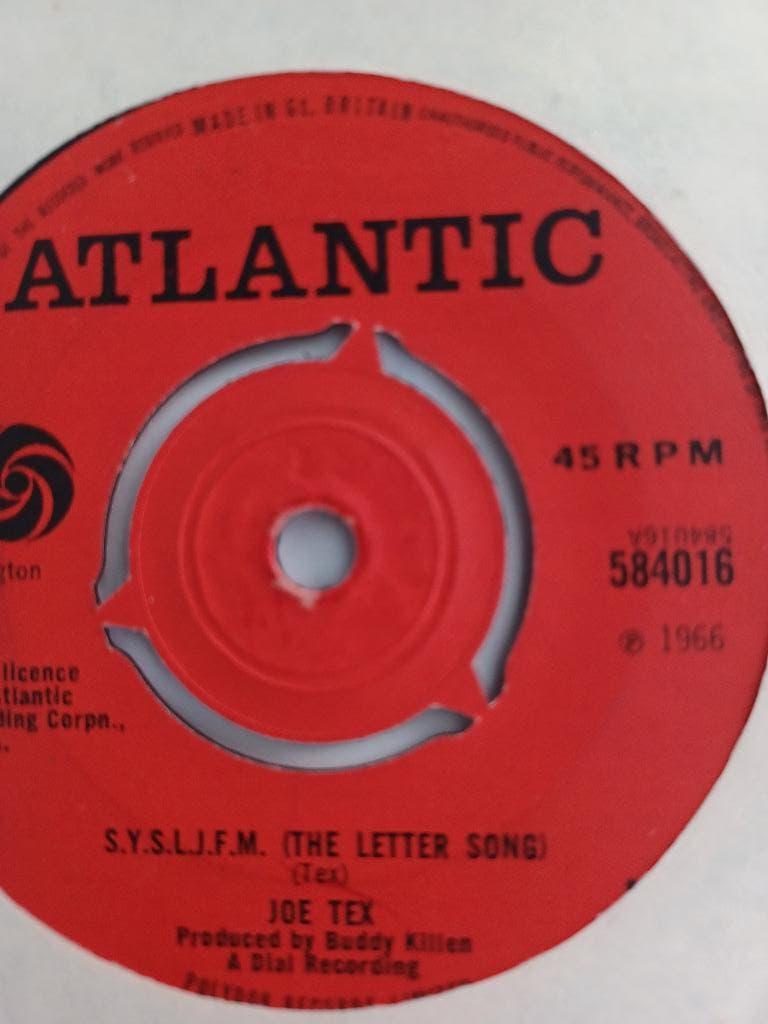 R&B 45: Joe Tex – S.Y.S.L.J.F.M. (The Letter Song), Gebruikt, 7 inch, Single, Ophalen of Verzenden