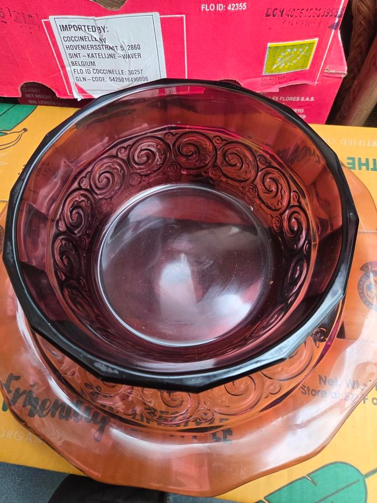 Val saint lambert kom en ondertas, Antiek en Kunst, Ophalen