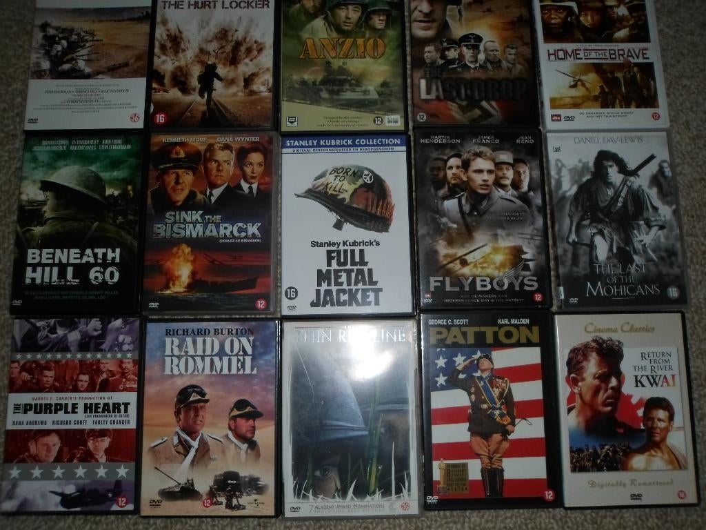 DVD'S Oorlog, Cd's en Dvd's, Dvd's | Actie, Zo goed als nieuw, Oorlog, Ophalen