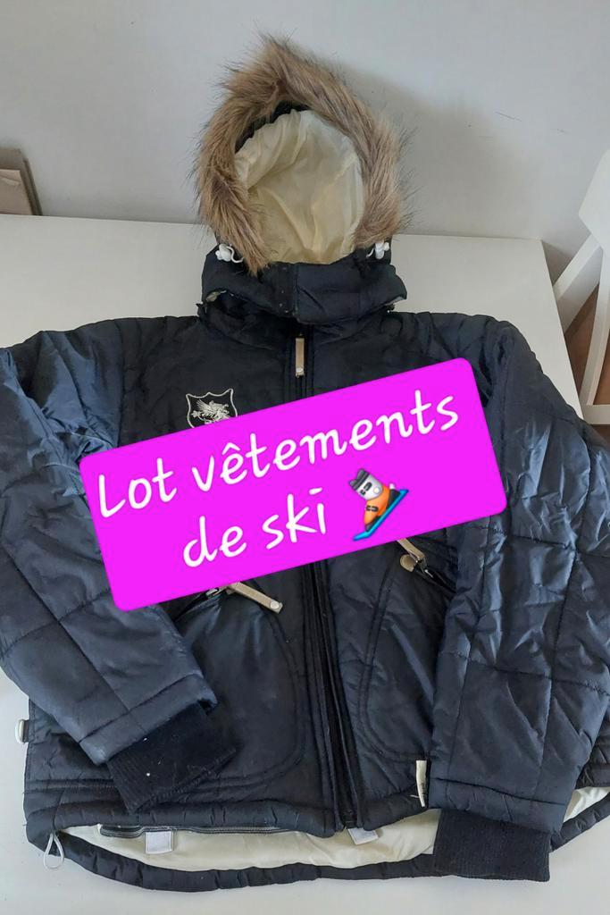 Lot vêtements de ski, Kleding | Heren, Jassen | Winter, Gedragen, Zwart, Ophalen