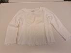 wit t-shirt, longsleeve Mt 92, Kinderen en Baby's, Kinderkleding | Maat 92, Ophalen, Zo goed als nieuw