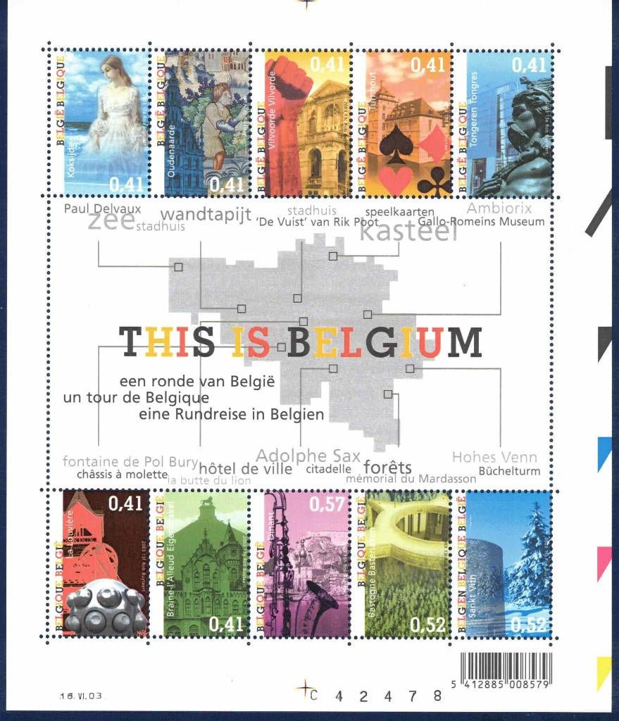 postzegels belgie  blok 104 xx, Sans timbre, Neuf, Enlèvement ou Envoi, Non oblitéré