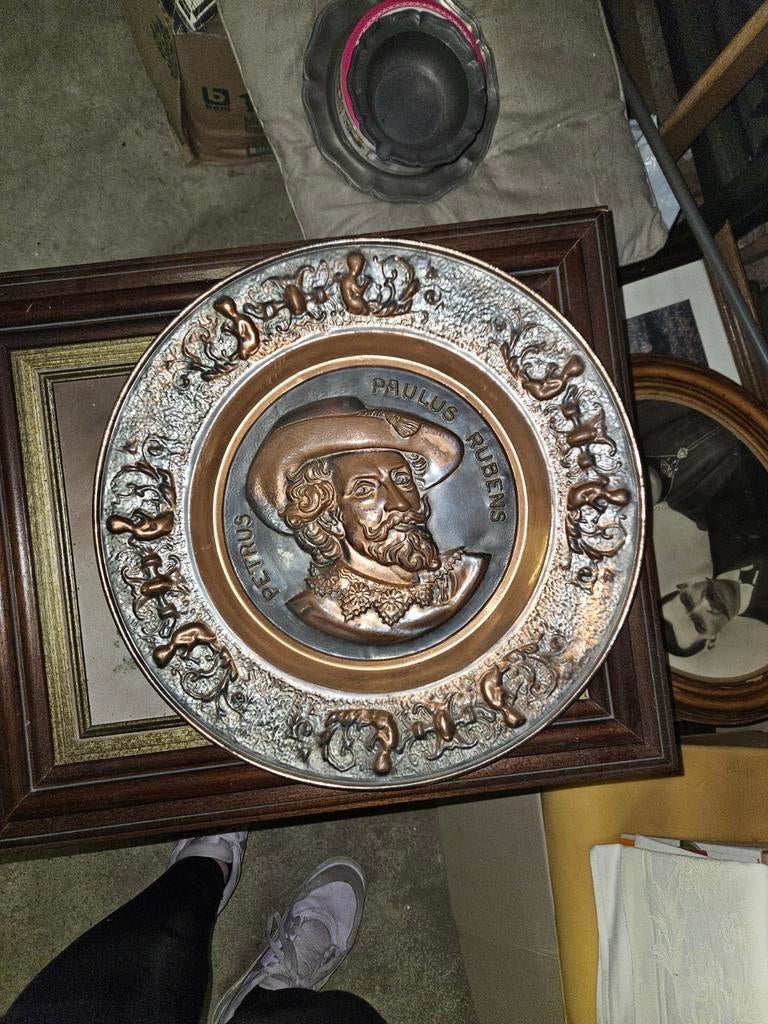 Koper plaat met peterselie paulus rubens, Ophalen