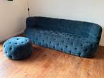 3-zit zetel met voetbank, Ophalen, 250 tot 300 cm, Gebruikt, Driepersoons