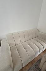 3 zetels beige zeer goede staat!! Moet weg verhuis, Ophalen, Zo goed als nieuw, Vierpersoons of meer, Rechte bank