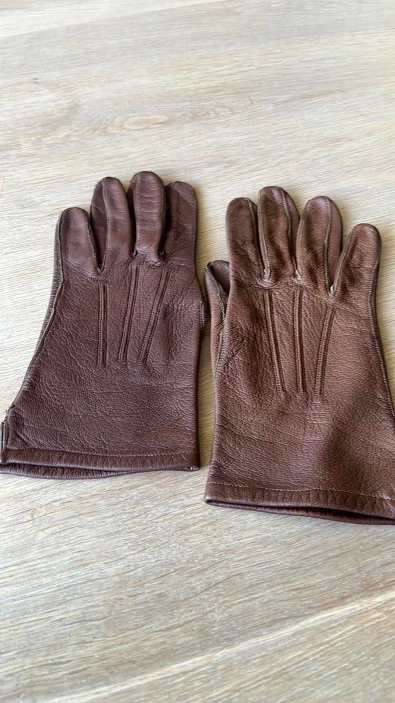Dameshandschoenen in echt leer, Vêtements | Hommes, Bonnets, Écharpes & Gants, Enlèvement, Comme neuf, Autres tailles, Gants