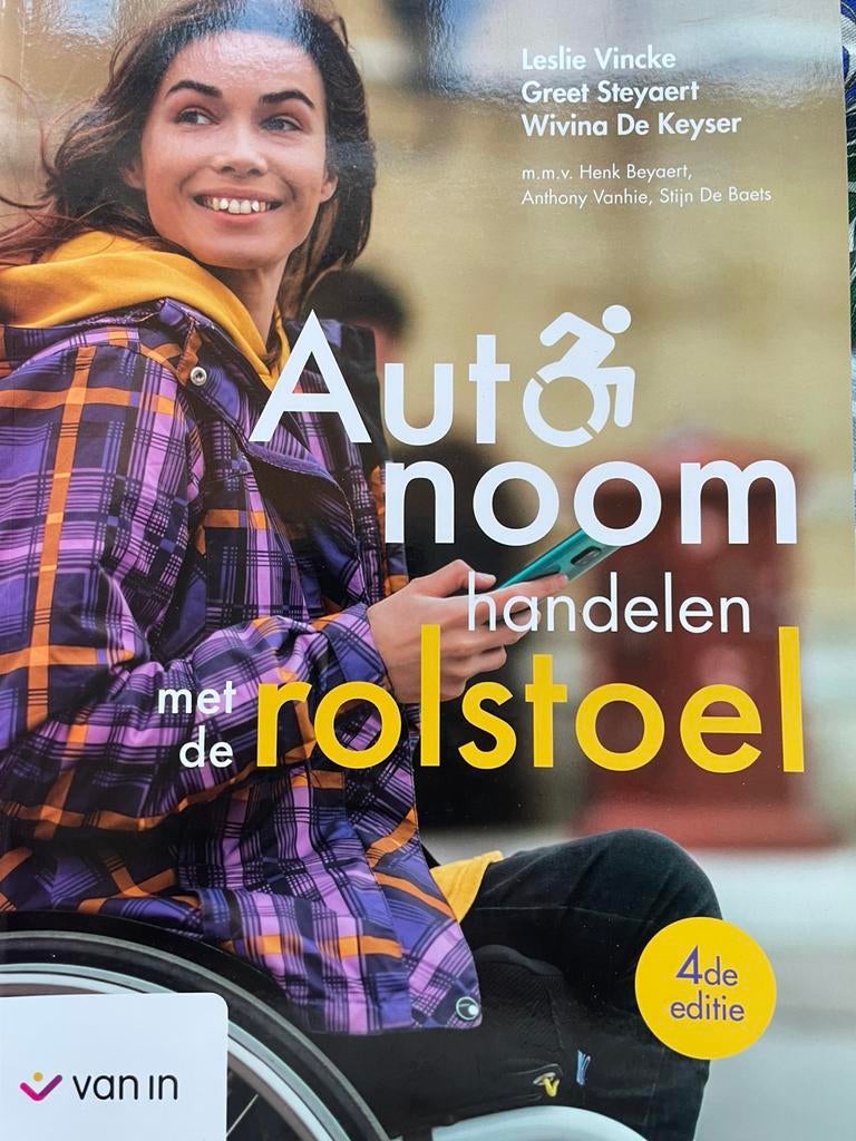 Autonoom handelen met de rolstoel -4de editie, Ophalen of Verzenden, Zo goed als nieuw