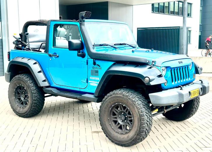 ‼️JEEP WRANGLER JK 3.8 V6 EXTREME ICE BLUE HARD/SOFTTOP‼️, Autos, Jeep, Entreprise, Wrangler, 4x4, ABS, Caméra de recul, Airbags