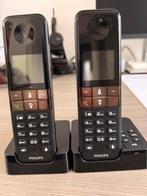 Draadloze handset Philips duo D475 + antwoordapparaat, Télécoms, Téléphones fixes | Combinés & sans fil, Enlèvement, Comme neuf