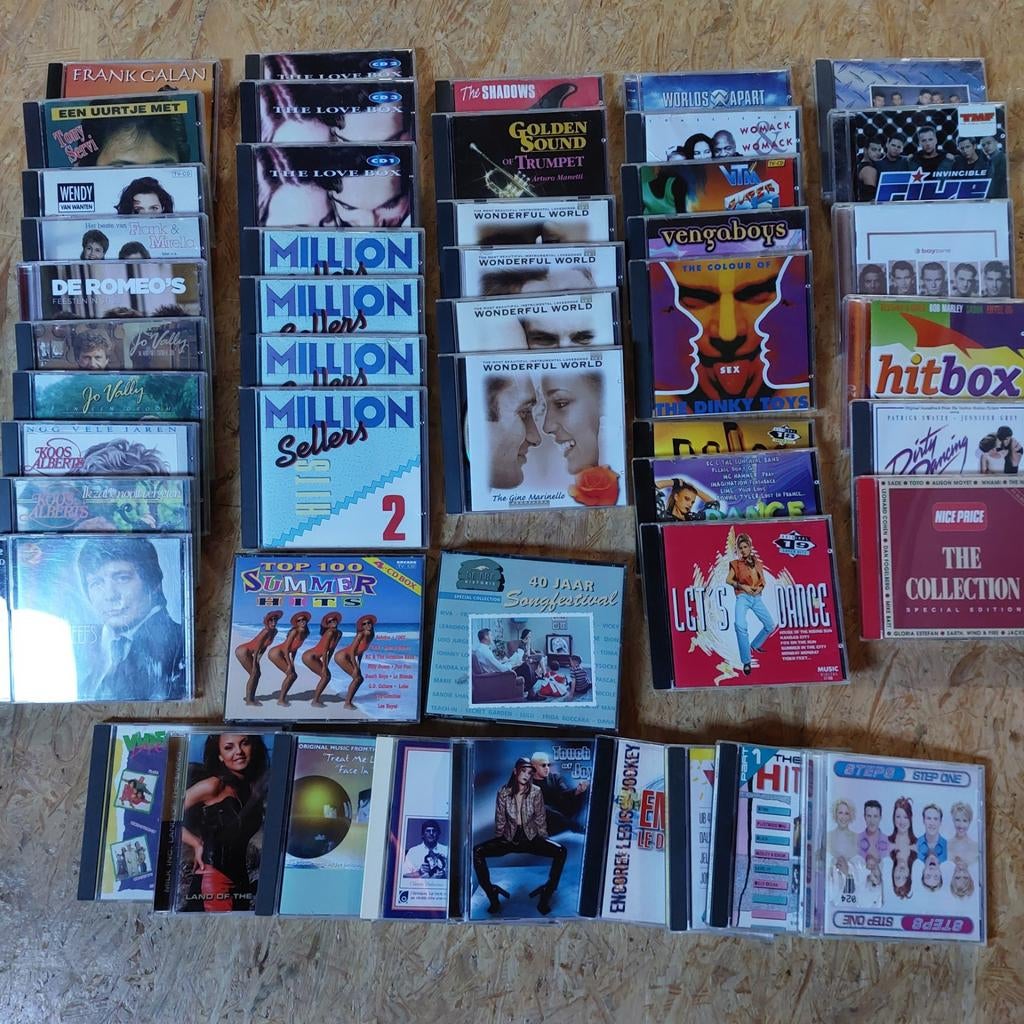 50 cd's allerlei, Cd's en Dvd's, Ophalen