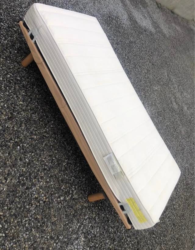 Lit 1 personne lattoflex,matelas entièrement déhoussable., Enlèvement, Comme neuf, Réglable