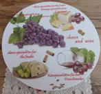 Porseleinen kaas serveerplateau op voet, 3 talig, -, Comme neuf, Balance ou Balances, Autres styles