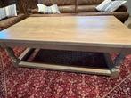 Eiken salontafel, Ophalen, Gebruikt, 100 tot 150 cm, 50 tot 75 cm